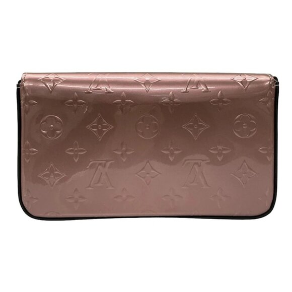 Auth LOUIS VUITTON Pochette Felice M69793 Rose Pearl Monogram Vernis - FH5210 - Picture 2 of 14